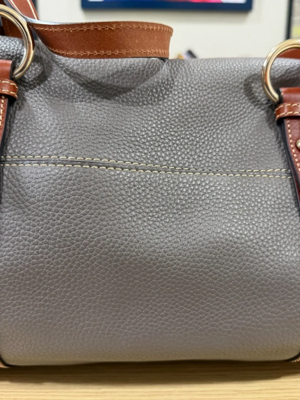 Dooney & Bourke Pebble Leather Smith Shoulder Bag